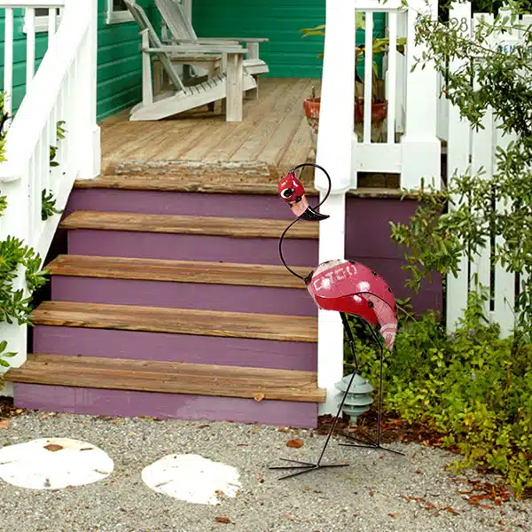 The Flamingoes Metal Sculpture - Image 3