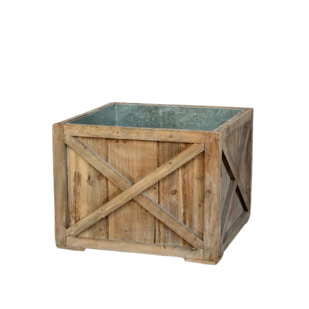 Wooden Plantation Tree Box Planter image