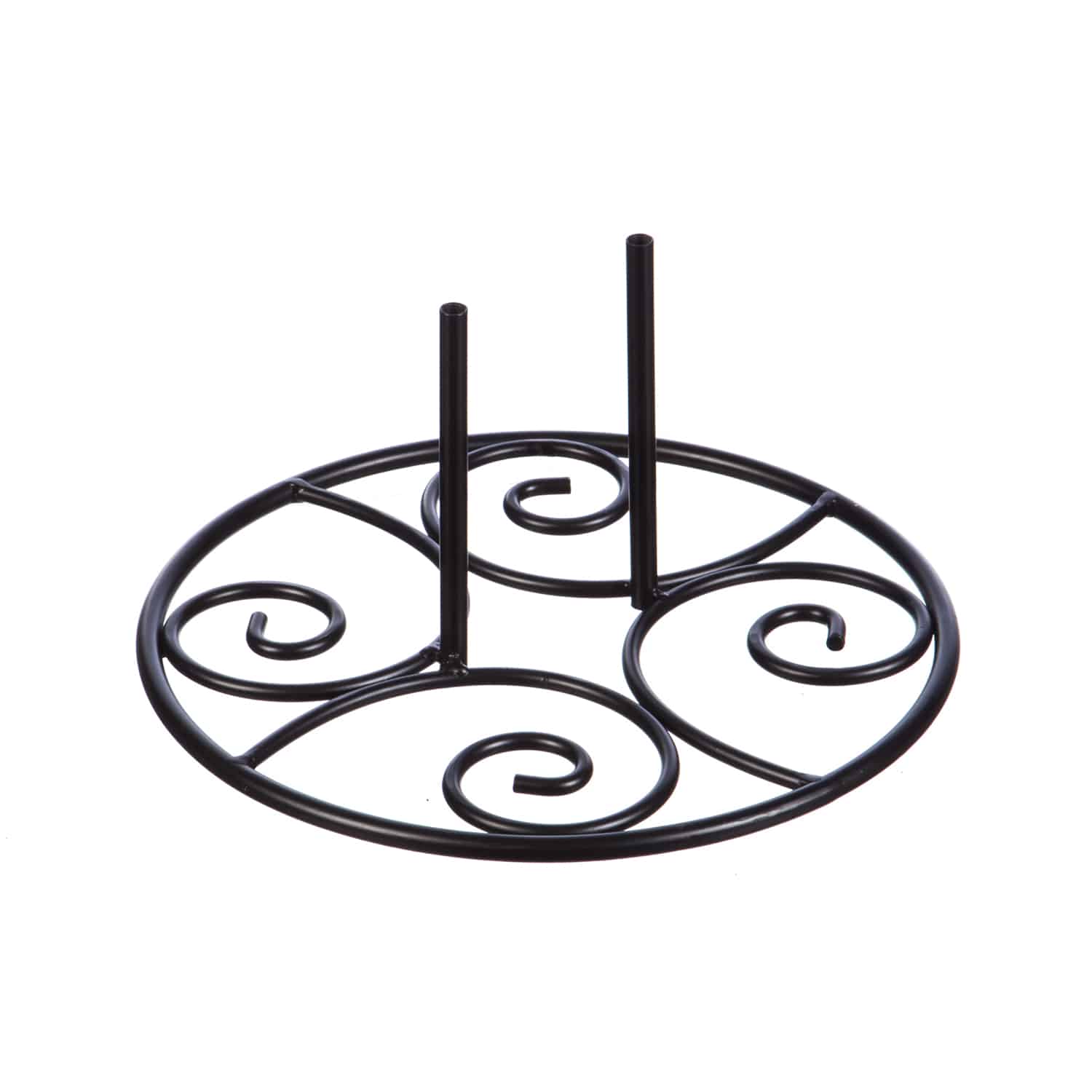 Elegant Swirl Garden Flag Stand Base image