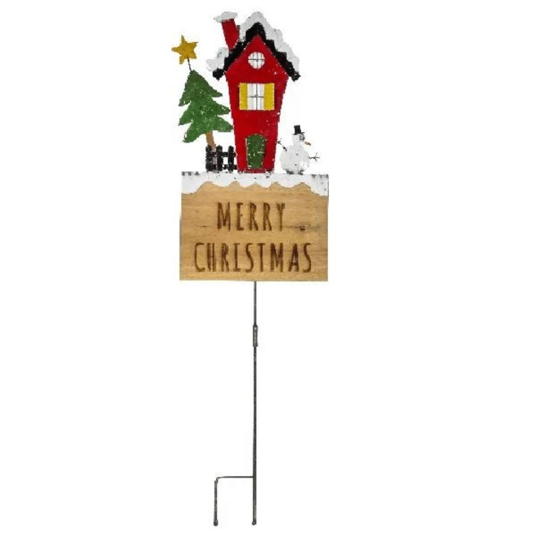 Under the Snow “Merry Christmas” Sign and Yard Stake, 42″T image