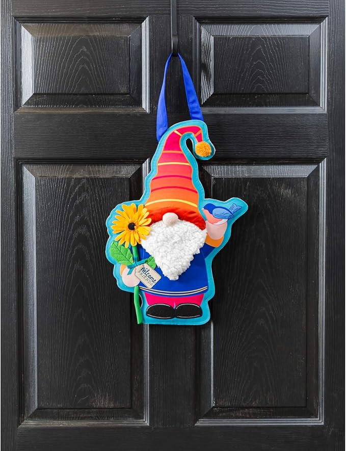 Garden Bearded Welcome Friends Gnome Hanging Indoor/Outdoor Decor - Image 2