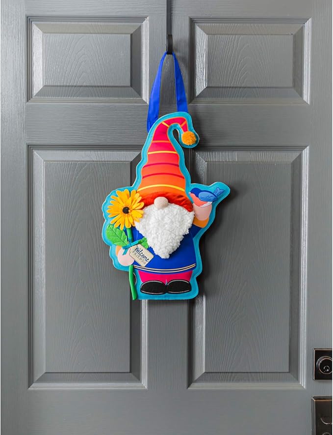 Garden Bearded Welcome Friends Gnome Hanging Indoor/Outdoor Decor - Image 3