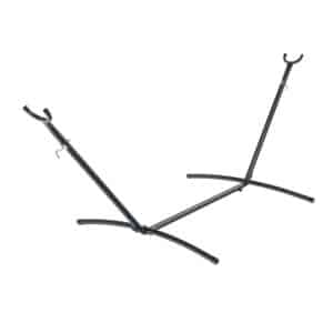 Plow & Hearth Metal Heavy Duty Hammock U-Hook Stand for freestanding hammock outdoor seating for yards and porches.