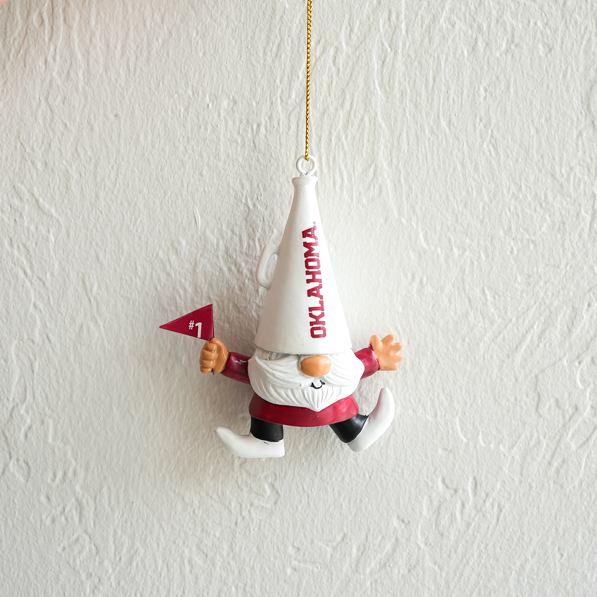 University of Oklahoma Megaphone Gnome Ornament image