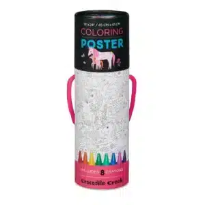 Giant Coloring Poster 3-in-1 Art Activity Set | Unicorn Dreams for kids 5+