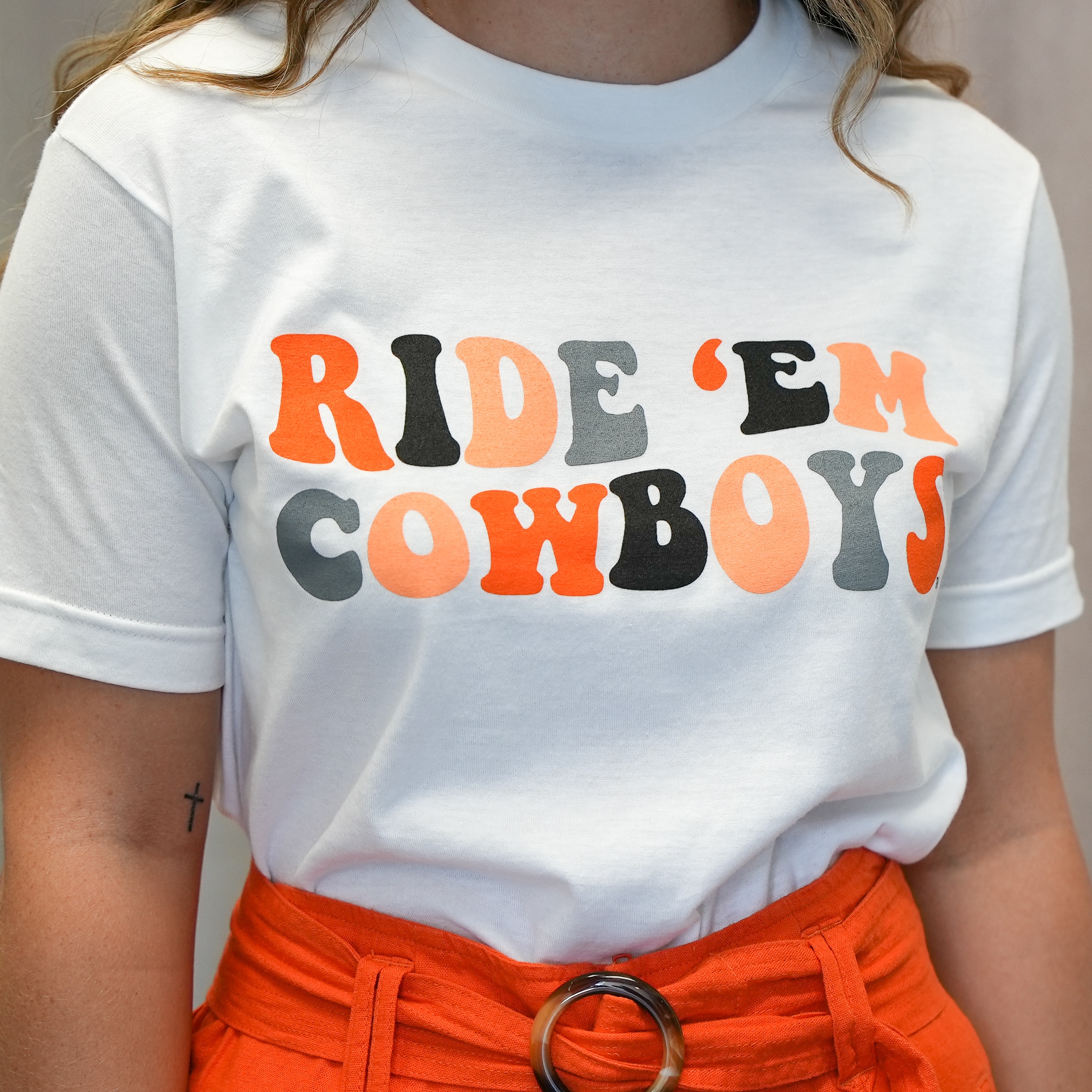 Oklahoma State University “Ride ‘Em Cowboys” Tee image