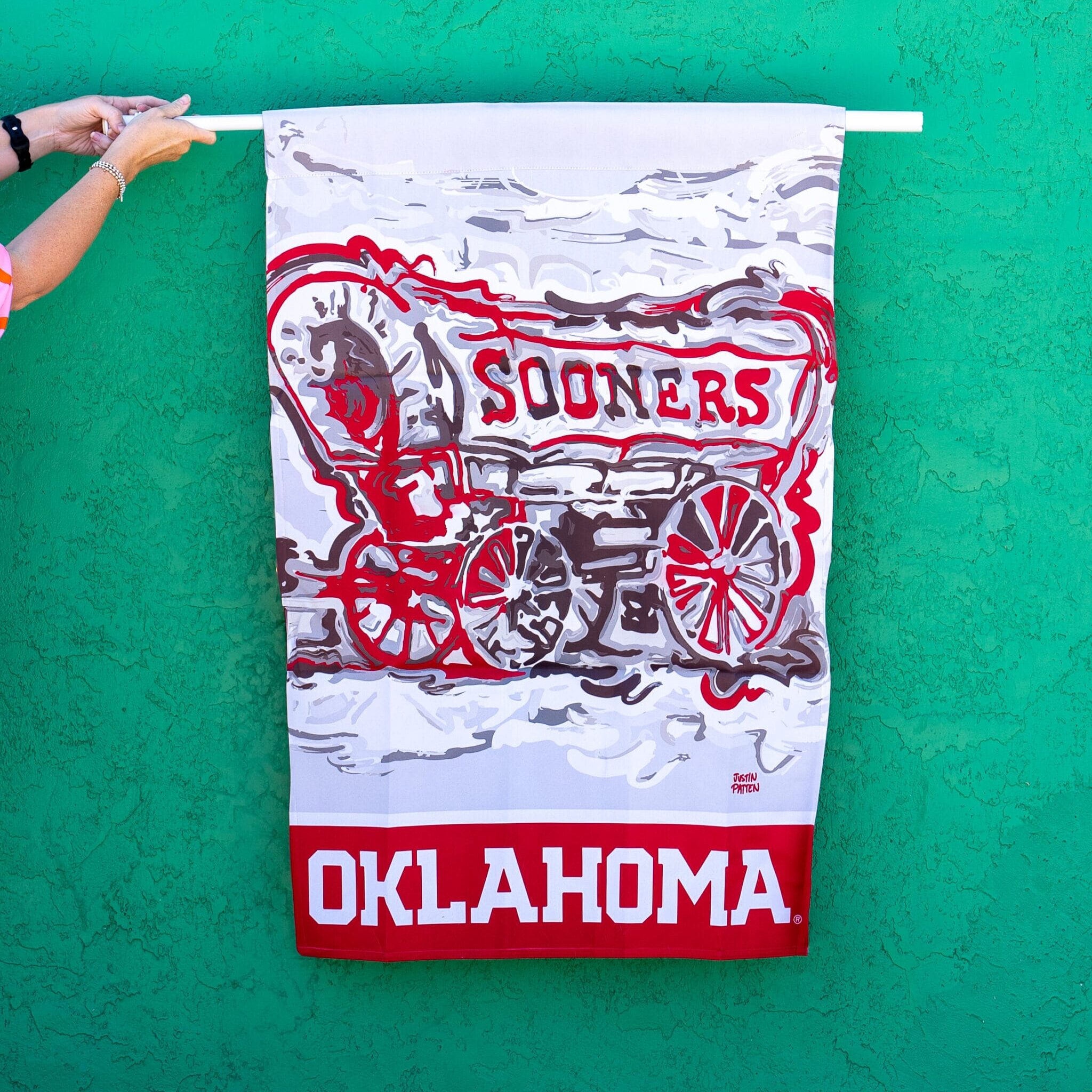 University of Oklahoma Schooner House Flag image
