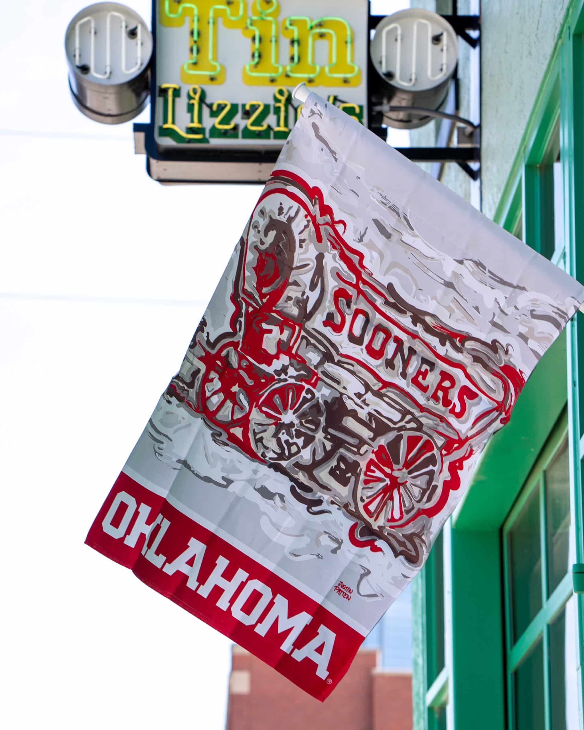 University of Oklahoma Schooner House Flag - Image 2