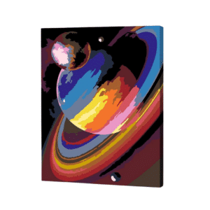 Gallery Wrapped Canvas Paint by Numbers Art Kit | Space for ages 7 and older