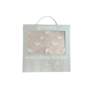 Baby and Toddler Everything Blanket | Taupe Neutral Stork