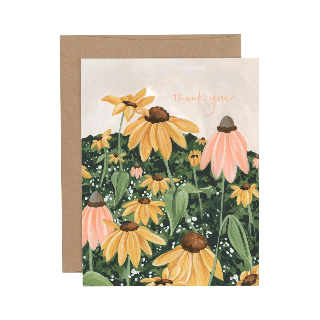 Windy Hills Thank You Greeting Card