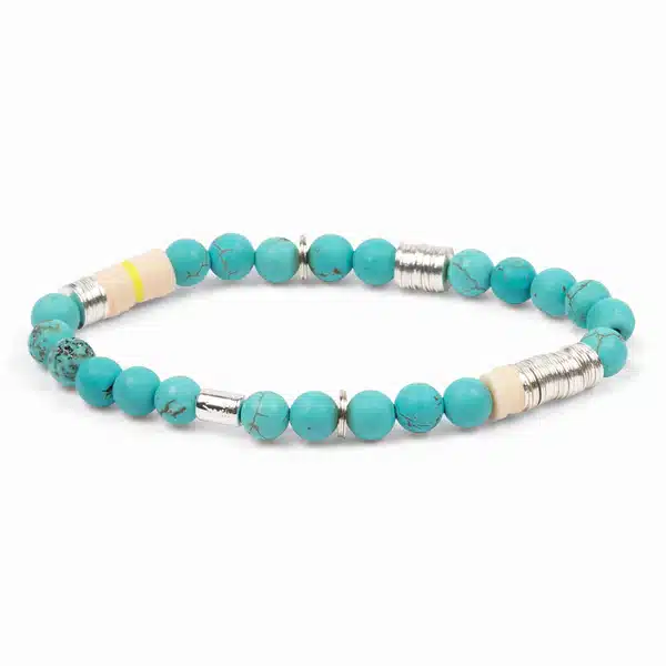 Intermix Stone Stacking Bracelet | Turquoise image